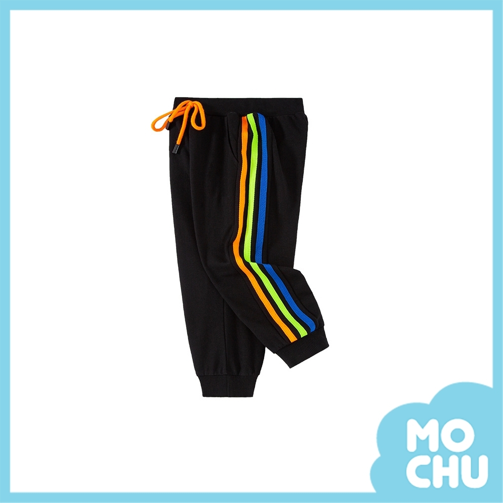 彩色織帶休閒長褲(兩色)