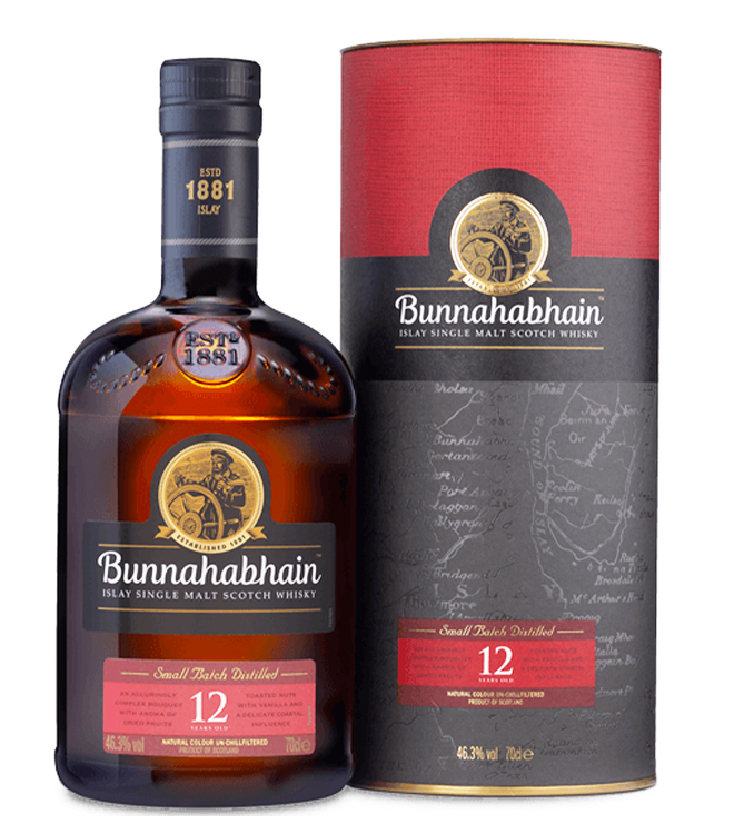 Bunnahabhain 12 Year Single Malt Whisky 700mL
