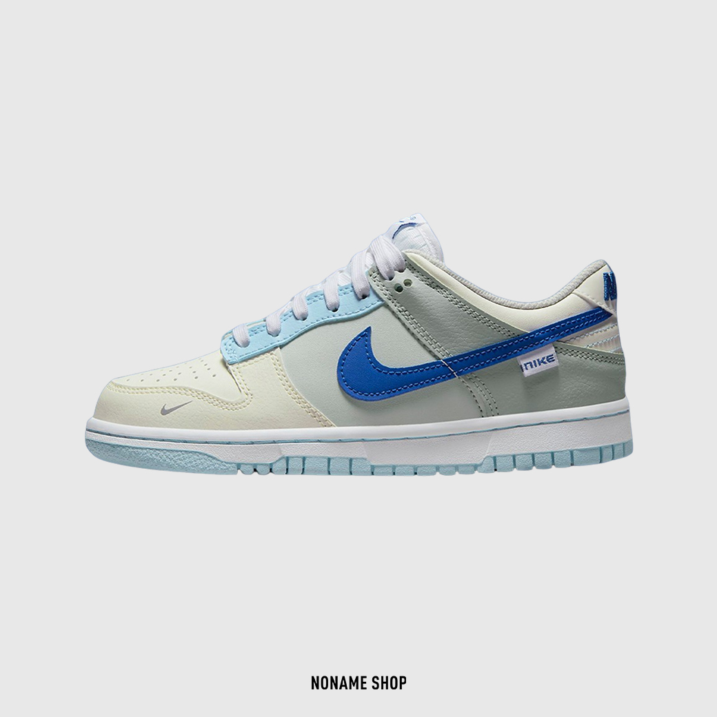 NIKE Dunk Low GS IVORY HYPER ROYAL 藍勾 海鹽藍
