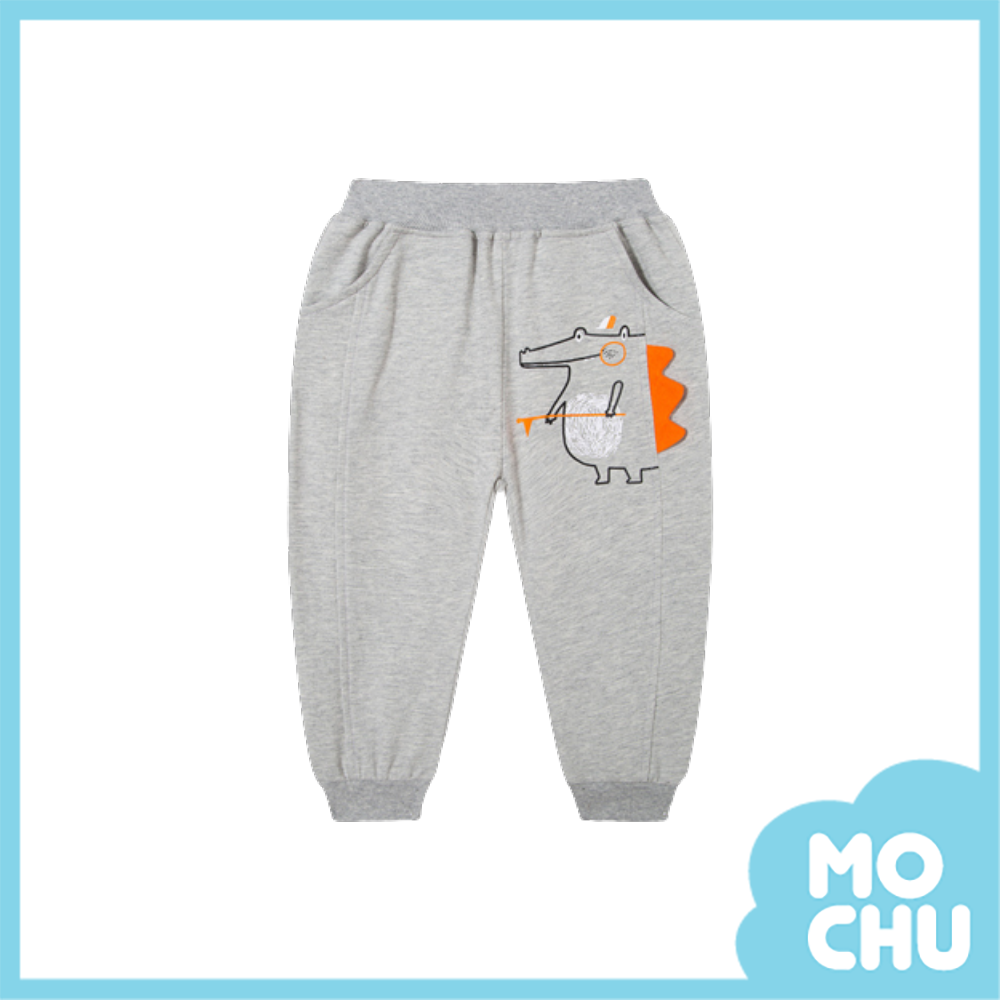 恐龍舉旗休閒長褲(三色)