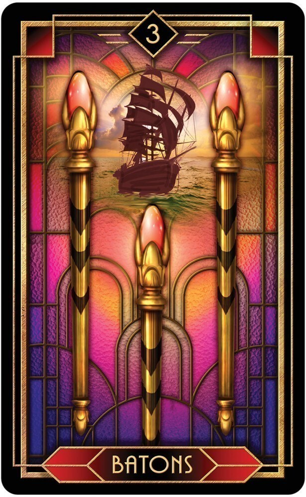裝飾藝術塔羅書+牌套組Tarot Decoratif Deck and Book Set