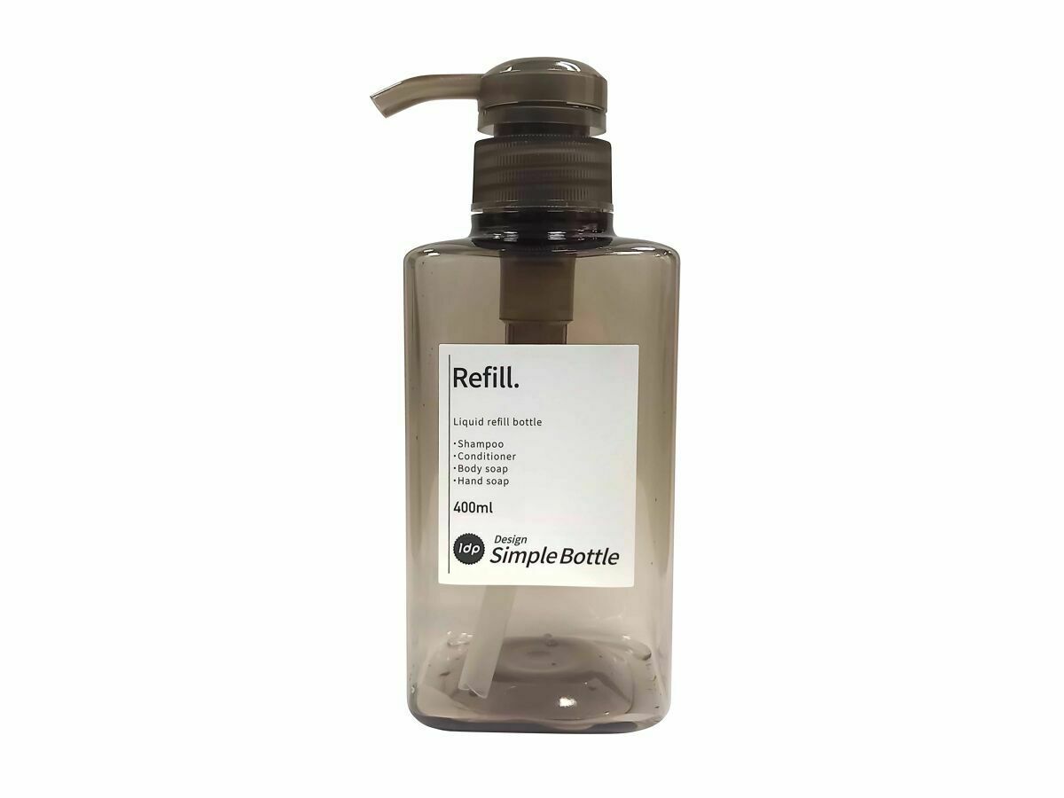 1dp按壓瓶/方形琥珀色 400ml