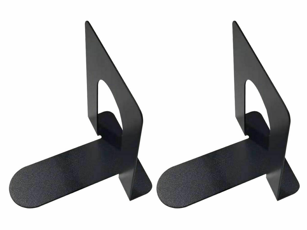 T型書擋/黑 7x9.4x8.6cm 2入