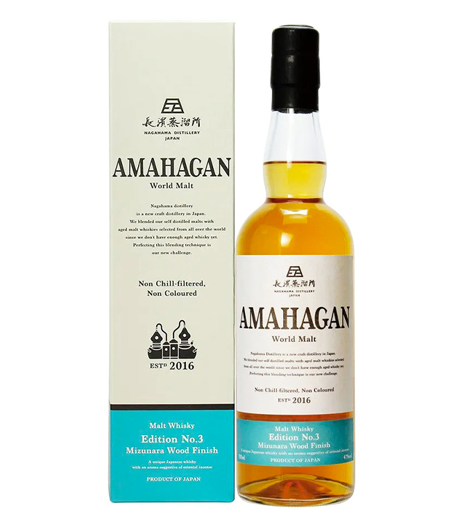 長濱蒸餾所 World Malt 水楢桶熟成 第三版 純麥威士忌 700mL