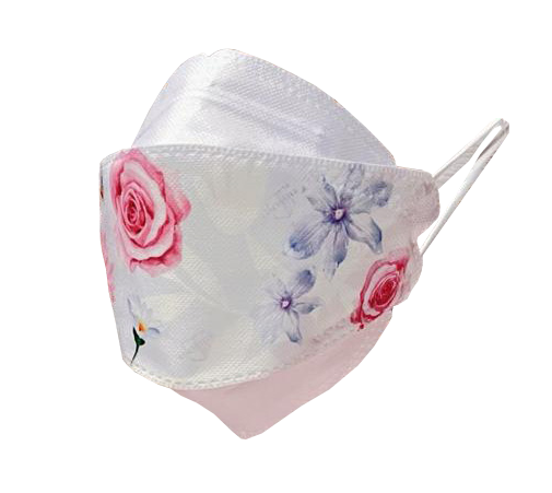 Lanchester KN95一次性立體防護口罩 莫蘭迪花語系列 II (兒童)(KF94)(醫用級)(獨立包裝)(20片裝)