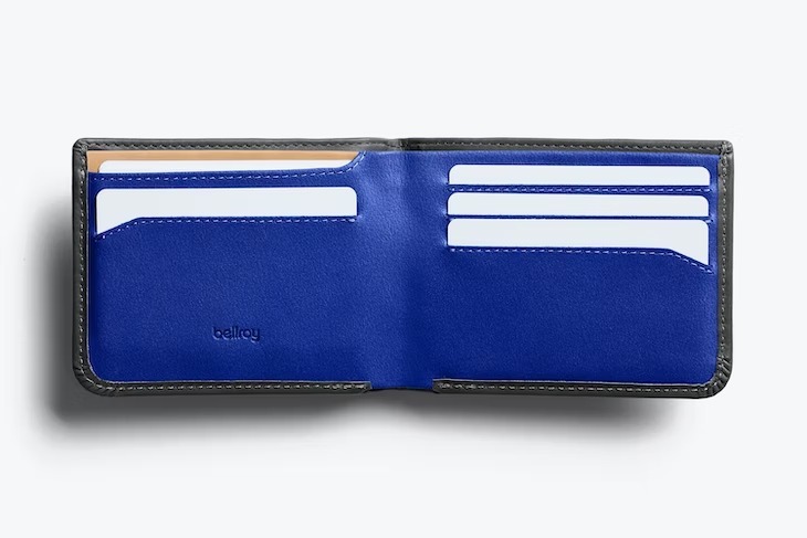 Bellroy | Hide & Seek 真皮短夾 LO/碳灰 RFID【適用於低於74mm的鈔票】
