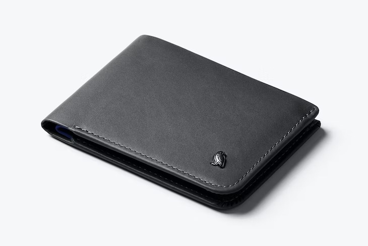 Bellroy | Hide & Seek 真皮短夾 LO/碳灰 RFID【適用於低於74mm的鈔票】