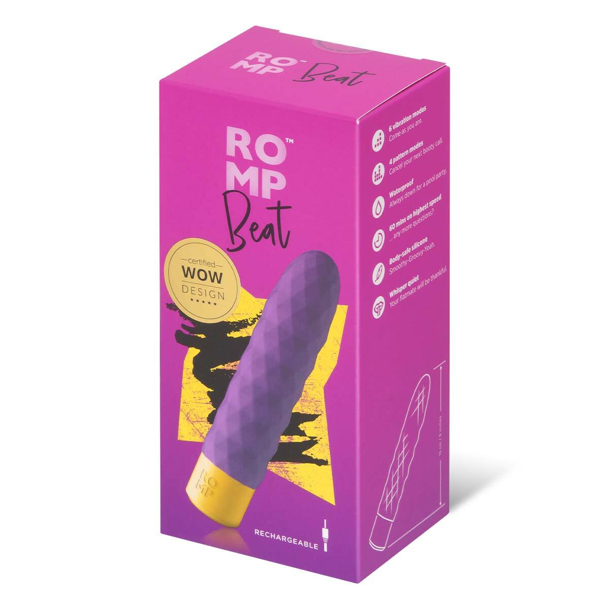 ROMP Beat 子彈形按摩棒（紫色）