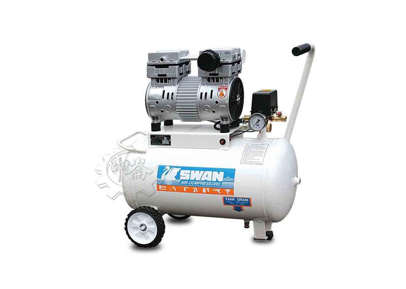 ＊中崙五金【附發票】SWAN天鵝牌 DRS-210-22 無油式空壓機 1HP 低噪音 高效能 低震動