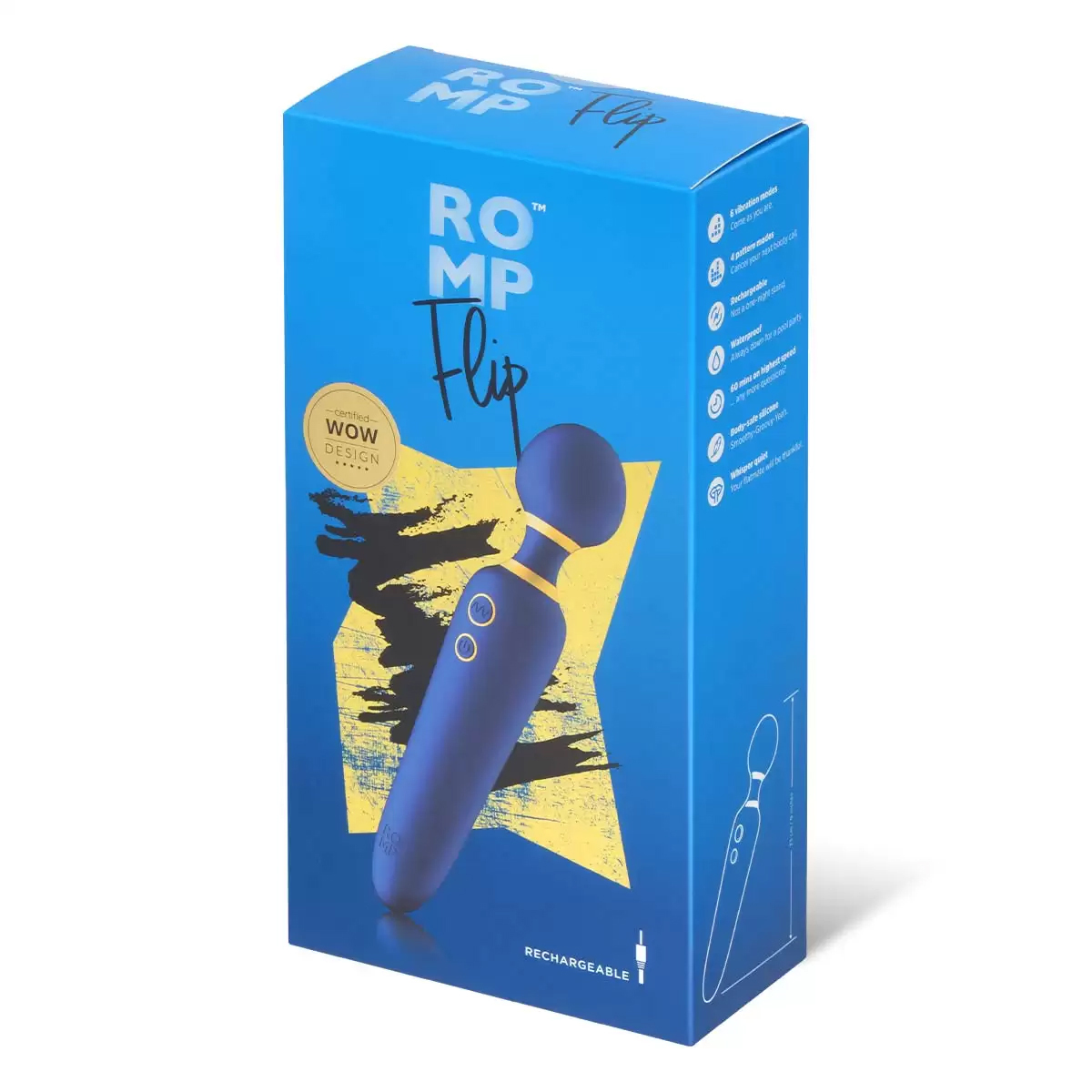 ROMP Flip 6段式震動棒（藍色）