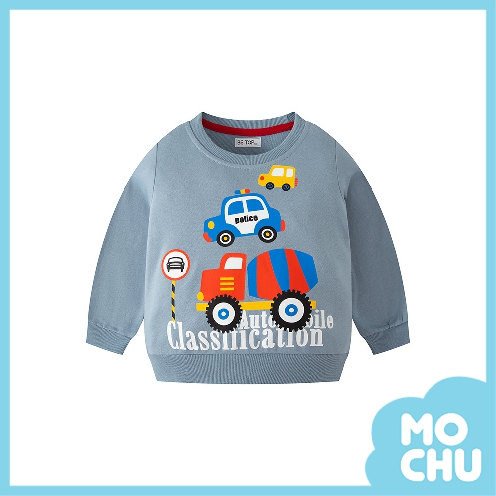 小卡車長袖圓領衛衣(兩色)