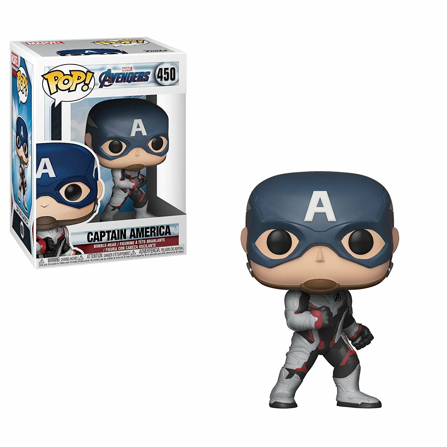 【減價】 Funko POP Marvel: 復仇者聯盟 4 - 美國隊長 (team suit)