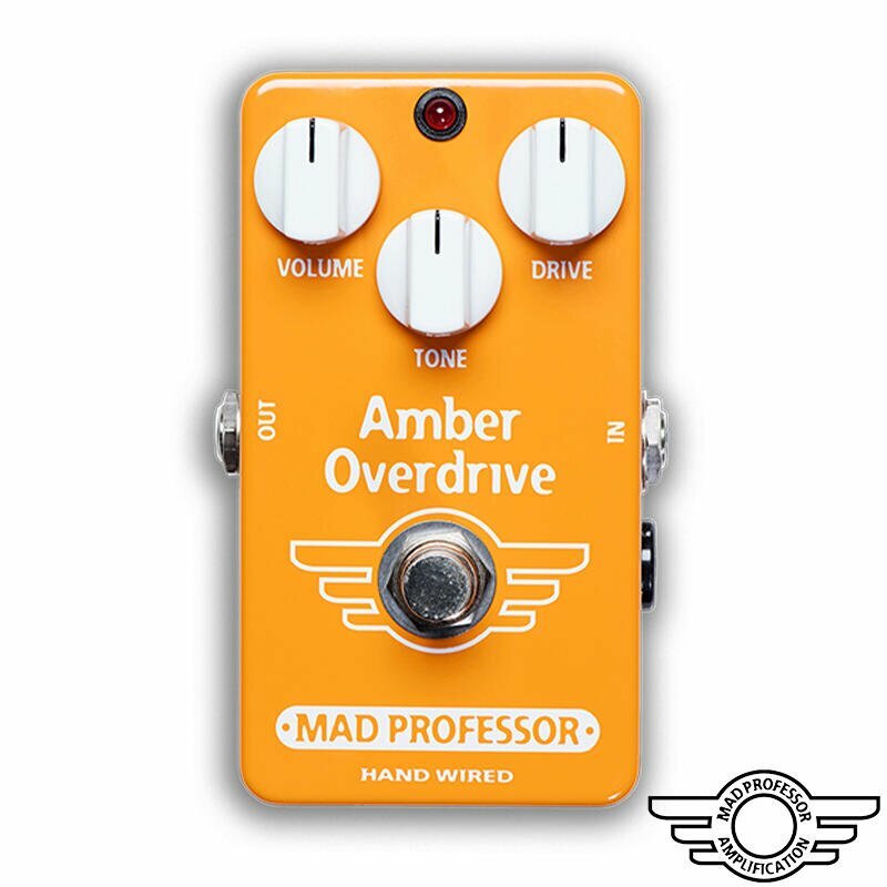 手焊版 MAD PROFESSOR Amber Overdrive Hand 破音 單顆 效果器