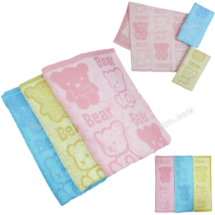 三色熊毛巾 4520308