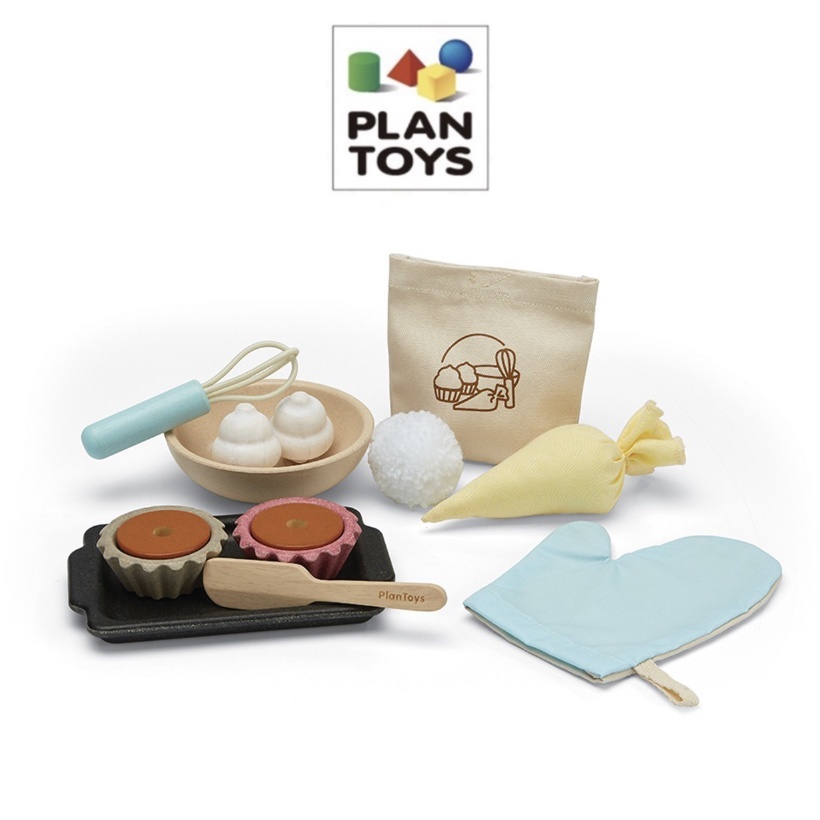 【樂森藥局】泰國 Plantoys 小主廚－杯子蛋糕烘焙組 3626