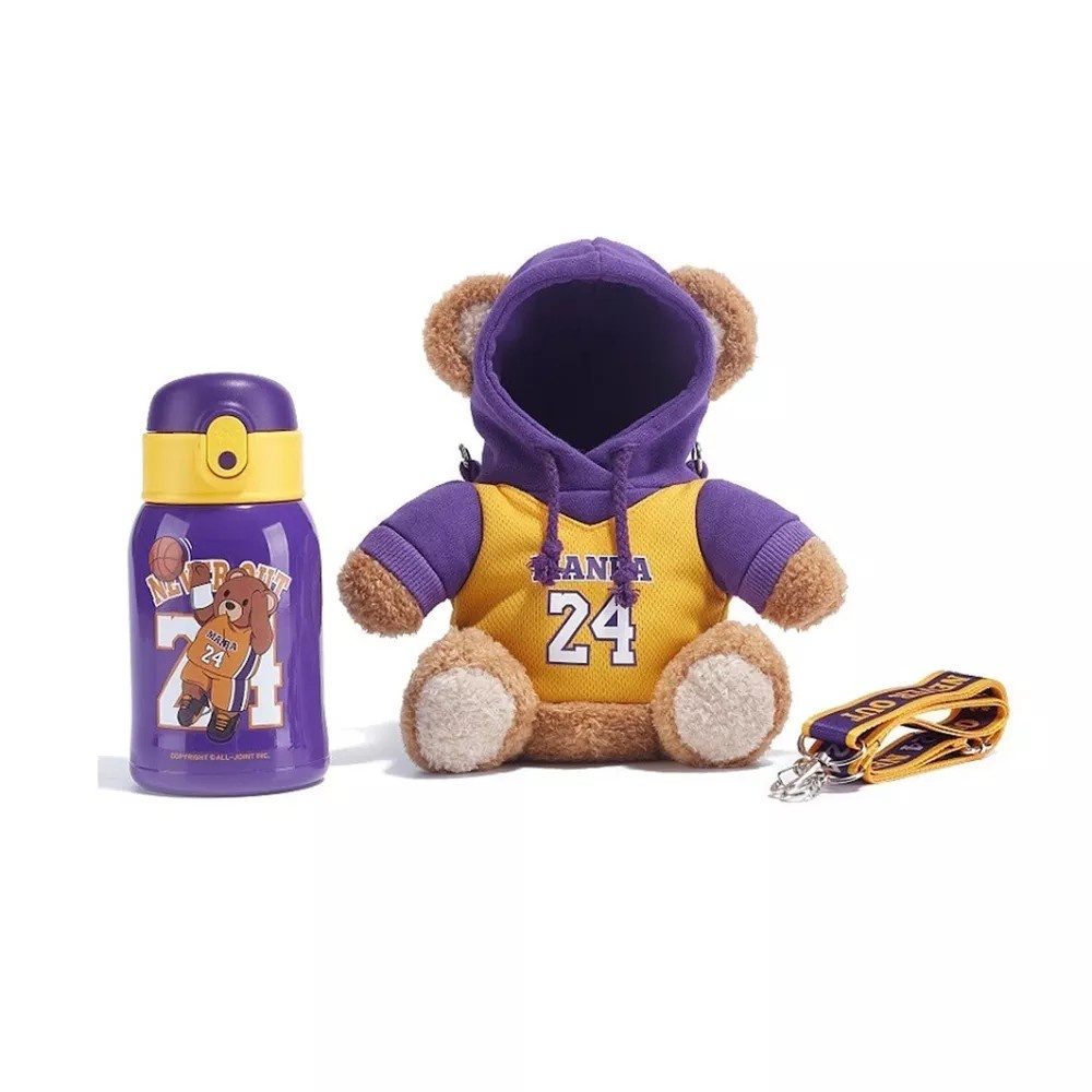 【樂森藥局】☀夏季特惠☀義大利 All joint 潮潮熊保溫瓶 曼巴熊 450ml 保溫水壺 水壺 曼巴精神