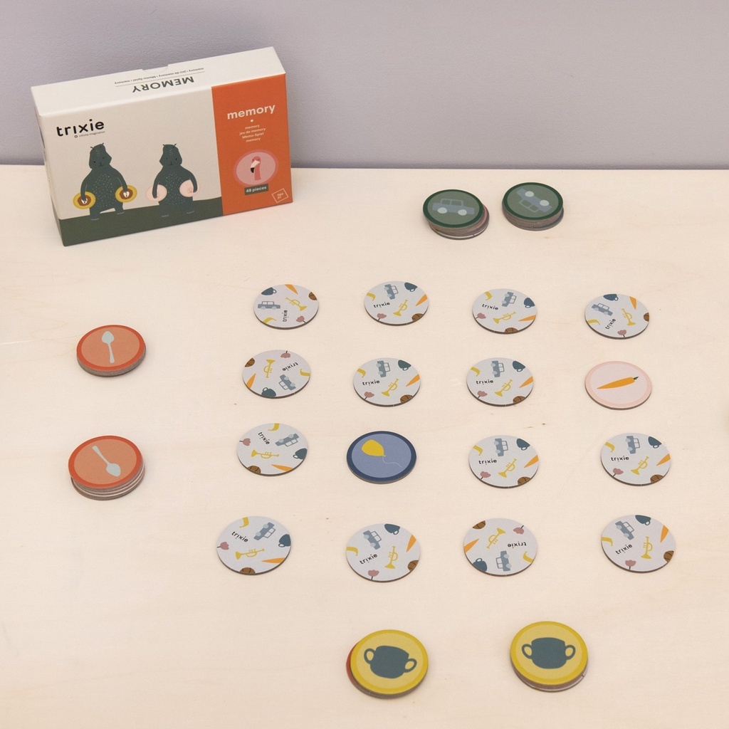【樂森藥局】Trixie 比利時 厚紙桌遊-記憶遊戲 桌遊 玩具 遊戲