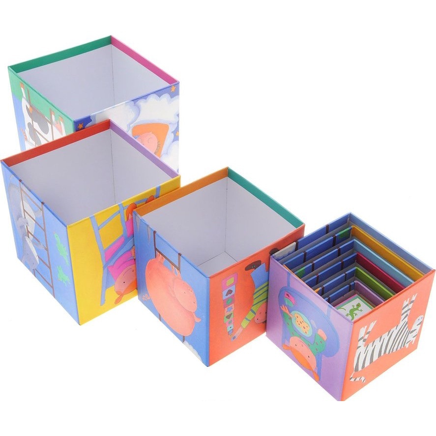 【樂森藥局】Djeco 智荷 疊疊屋 積木 方盒 學習玩具 益智玩具 多款任選 數字遊戲