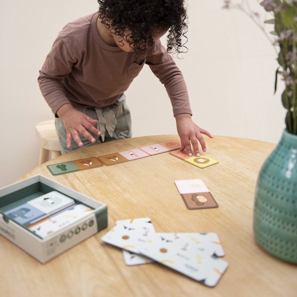 【樂森藥局】Trixie 比利時 厚紙桌遊-多米諾接龍 桌遊 玩具 遊戲