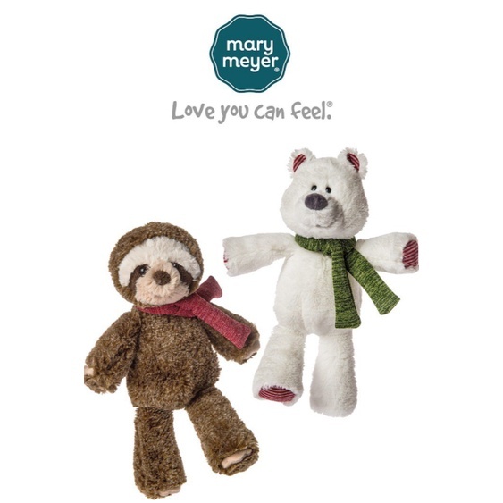 【樂森藥局】🎄聖誕禮盒🎄 MaryMeyer 超療癒 好朋友 聖誕禮盒 慢慢樹懶 笑笑白熊 安撫玩偶