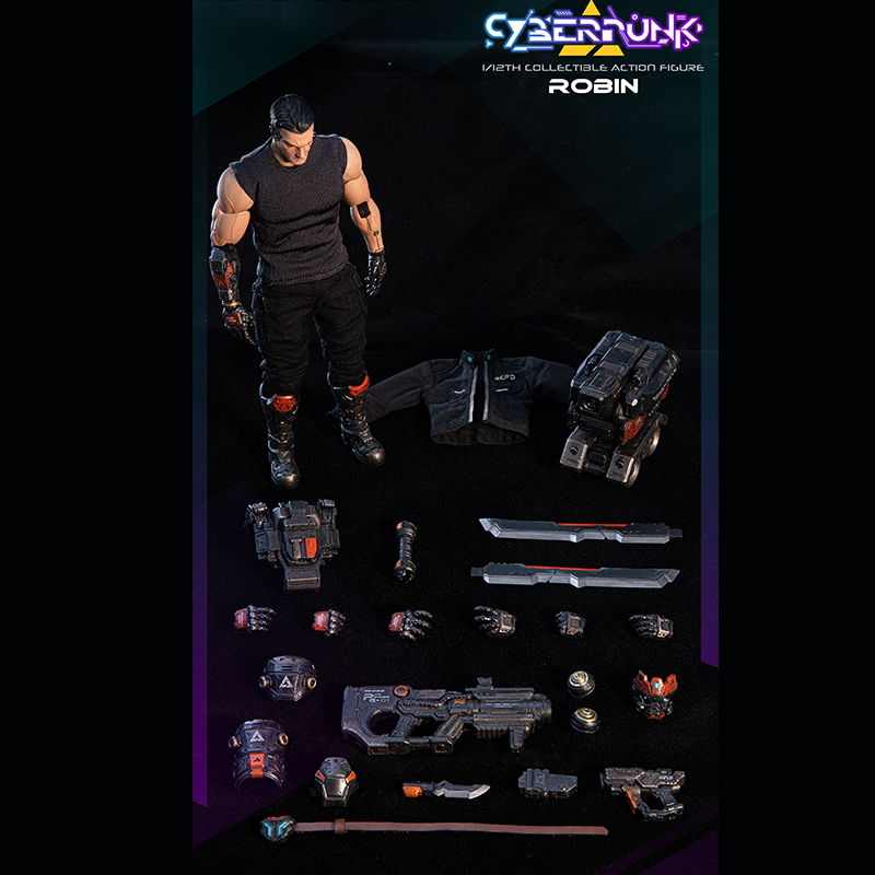 VTOYS  1/12 CYBERPUNK ROBIN  Action Figure (DX Ver.)