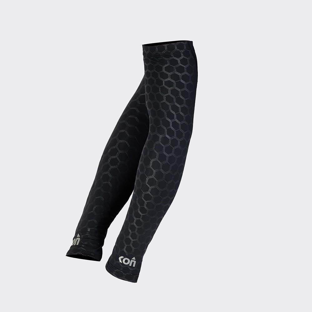 KONQUEROR 康可 膠原蛋白冰絲袖套 EC-02 幾何蜂巢紋 涼感 抗紫外線 康康袖套 周邊