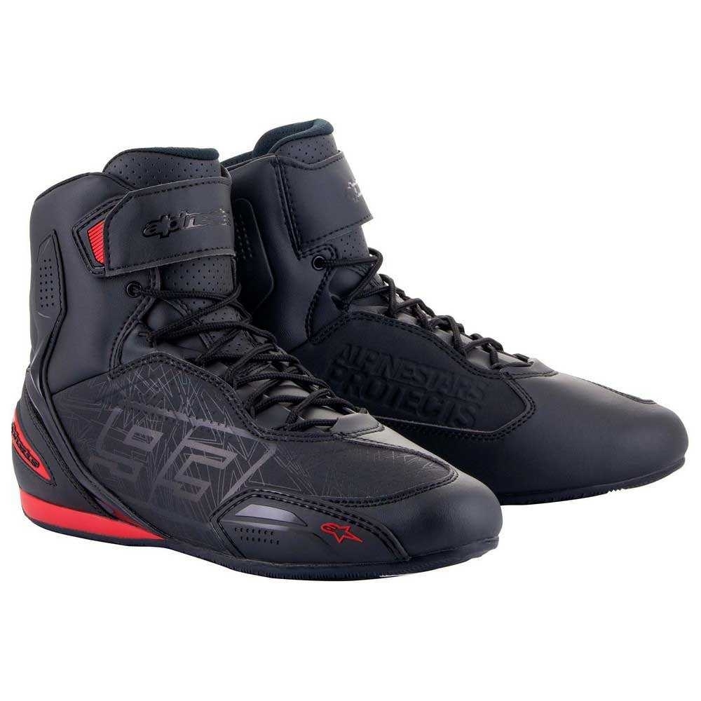 ALPINESTARS 2023 MM93 AUSTIN RIDING SHOE BLACK RED 黑紅 休閒靴