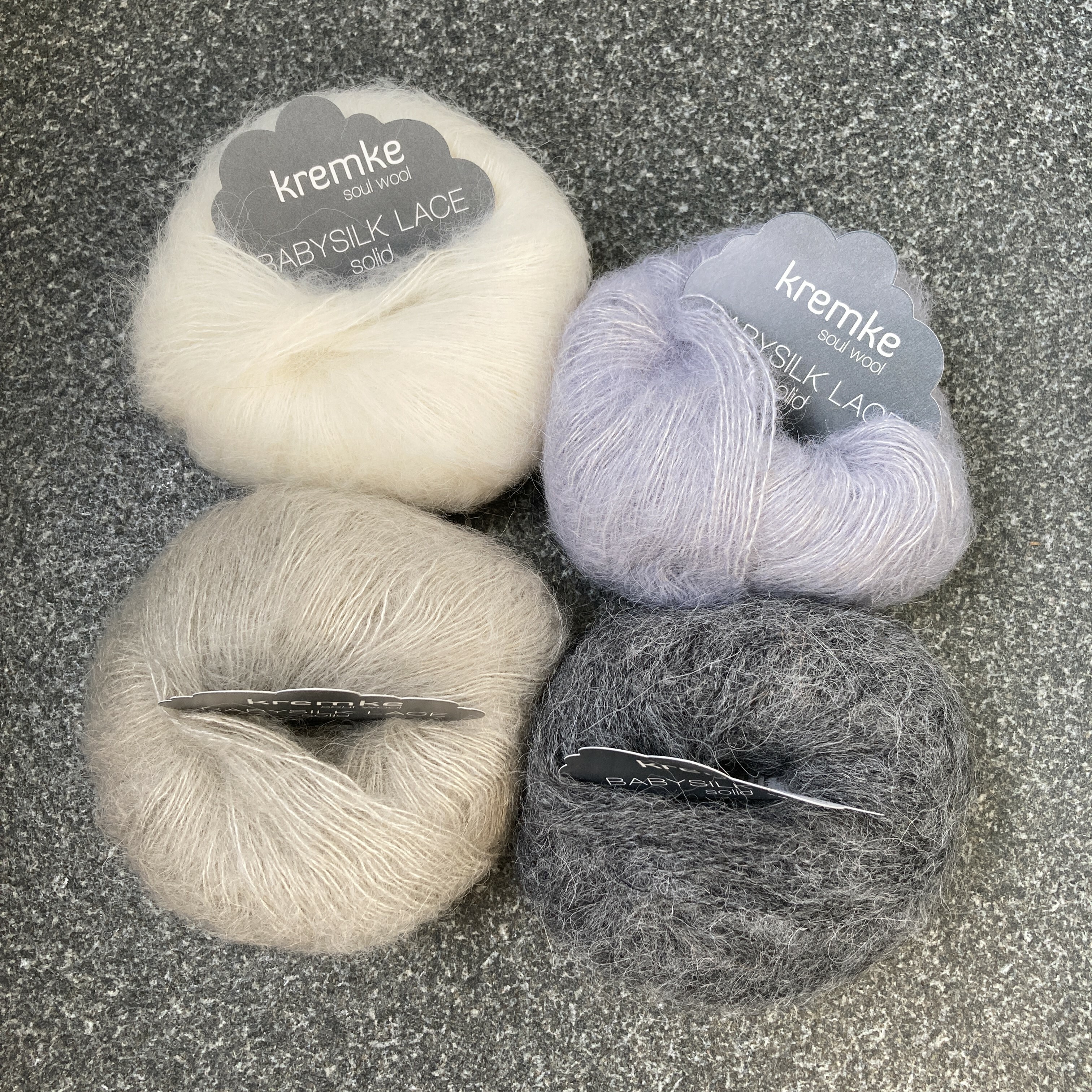 [Kremke Soul Wool] BABY SILK LACE 羊駝蕾絲線