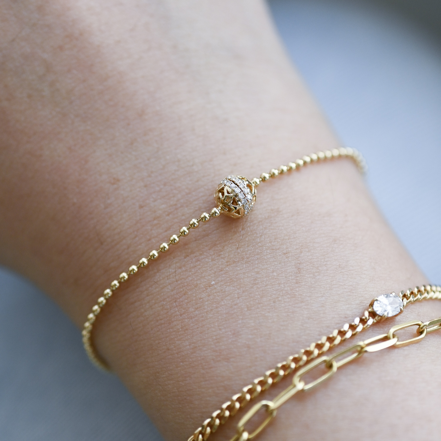 18K Artesanía Diamond Bracelet