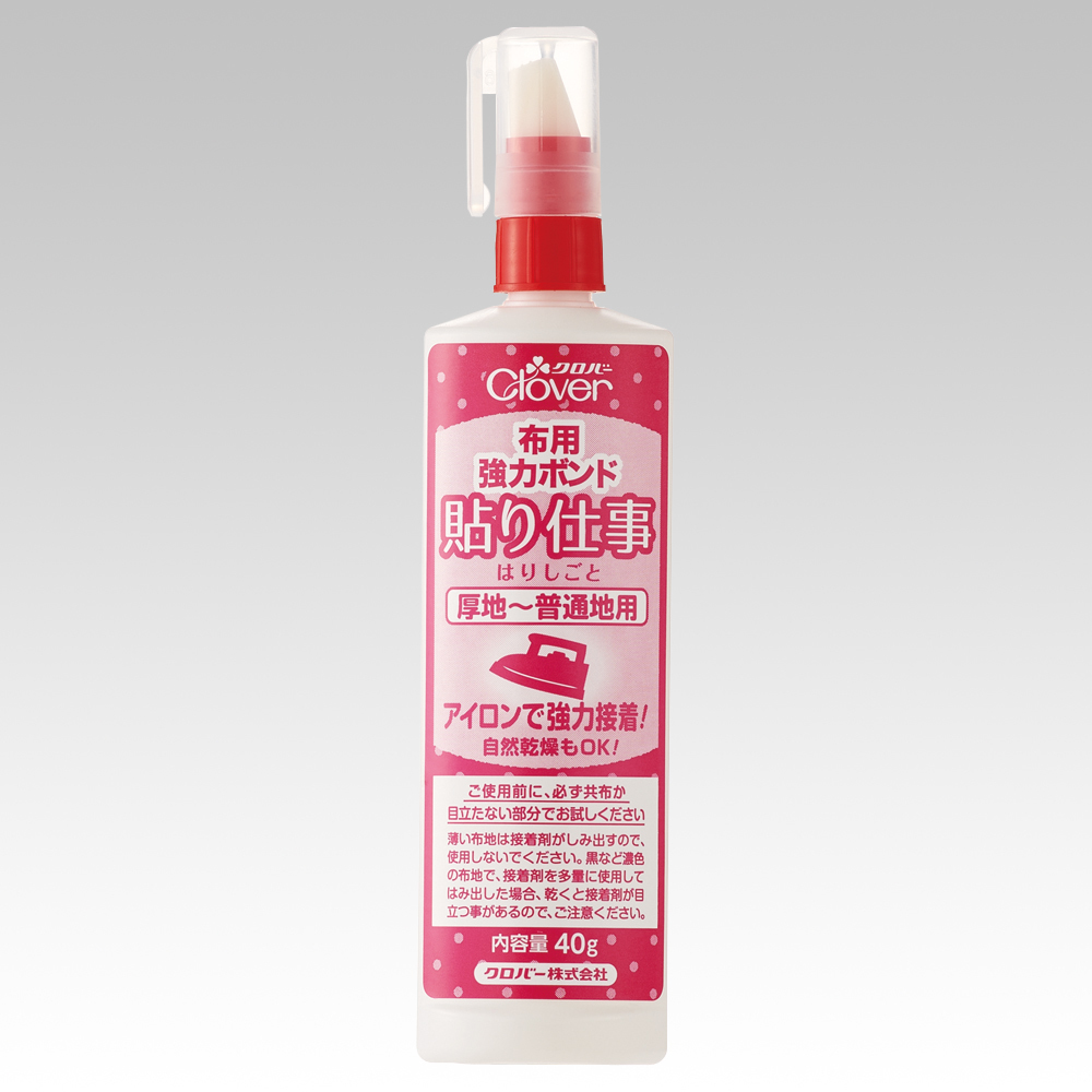 現貨 日本Clover免用針線膠 布皮革用