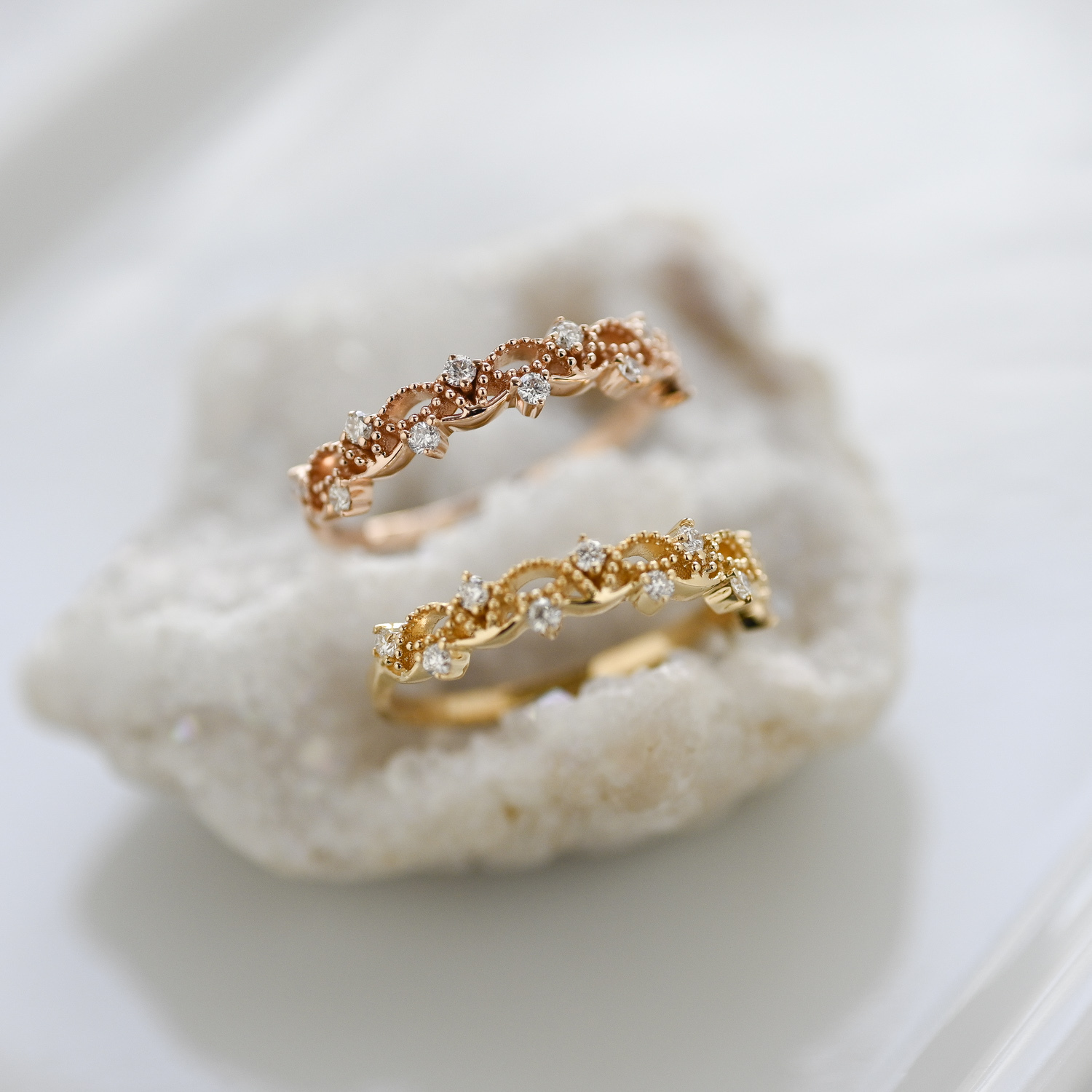 18K Perezosa Diamond Ring