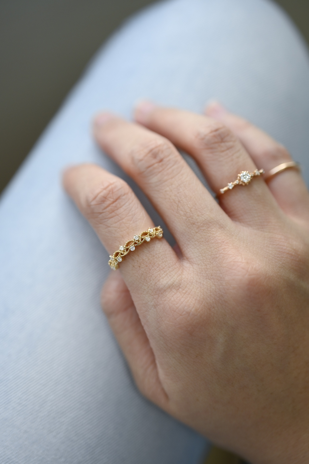 18K Perezosa Diamond Ring