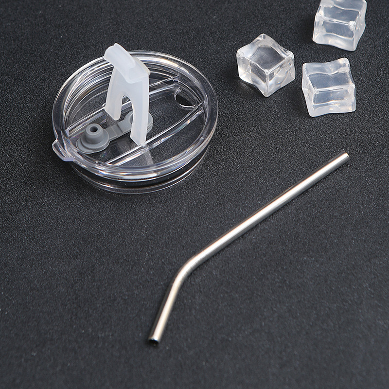 金屬雙層不鏽鋼保溫保冷環保杯吸管照