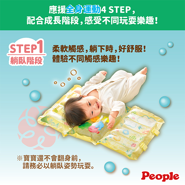 People Educational Water and Air 4-STEP Play Mat 4m+ P27490