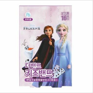 Disney 迪士尼魔雪奇緣兒童膠布（標準款 / 16片）（平行進口） KR023