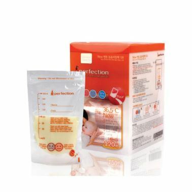 Jaco Perfection 感溫母乳儲奶袋 200ml (120pc)(橙)平行進口|母乳儲存袋|母乳儲奶袋||母乳保鮮袋|人奶|抗菌|密封|防止洩漏|暖奶器|乳墊 |奶袋夾|奶墊|