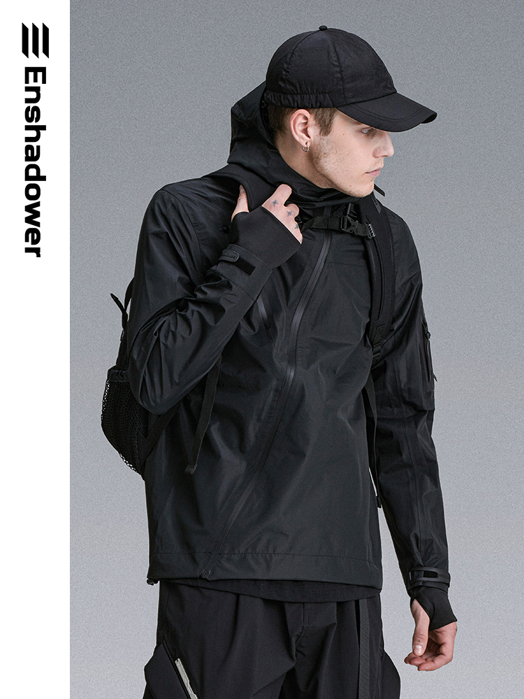 ENSHADOWER 隐蔽者 斜拉鍊壓膠三合一機能衝鋒衣