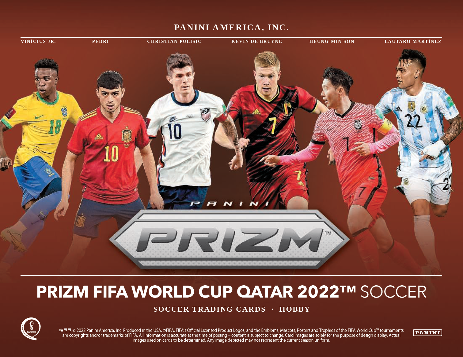 2022 Panini Prizm FIFA World Cup Qatar Soccer Hobby Box