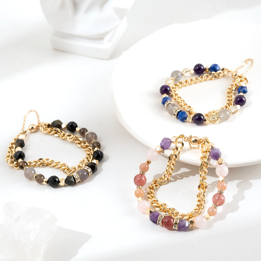 水晶手鍊【風尚】三款水晶手鍊可選