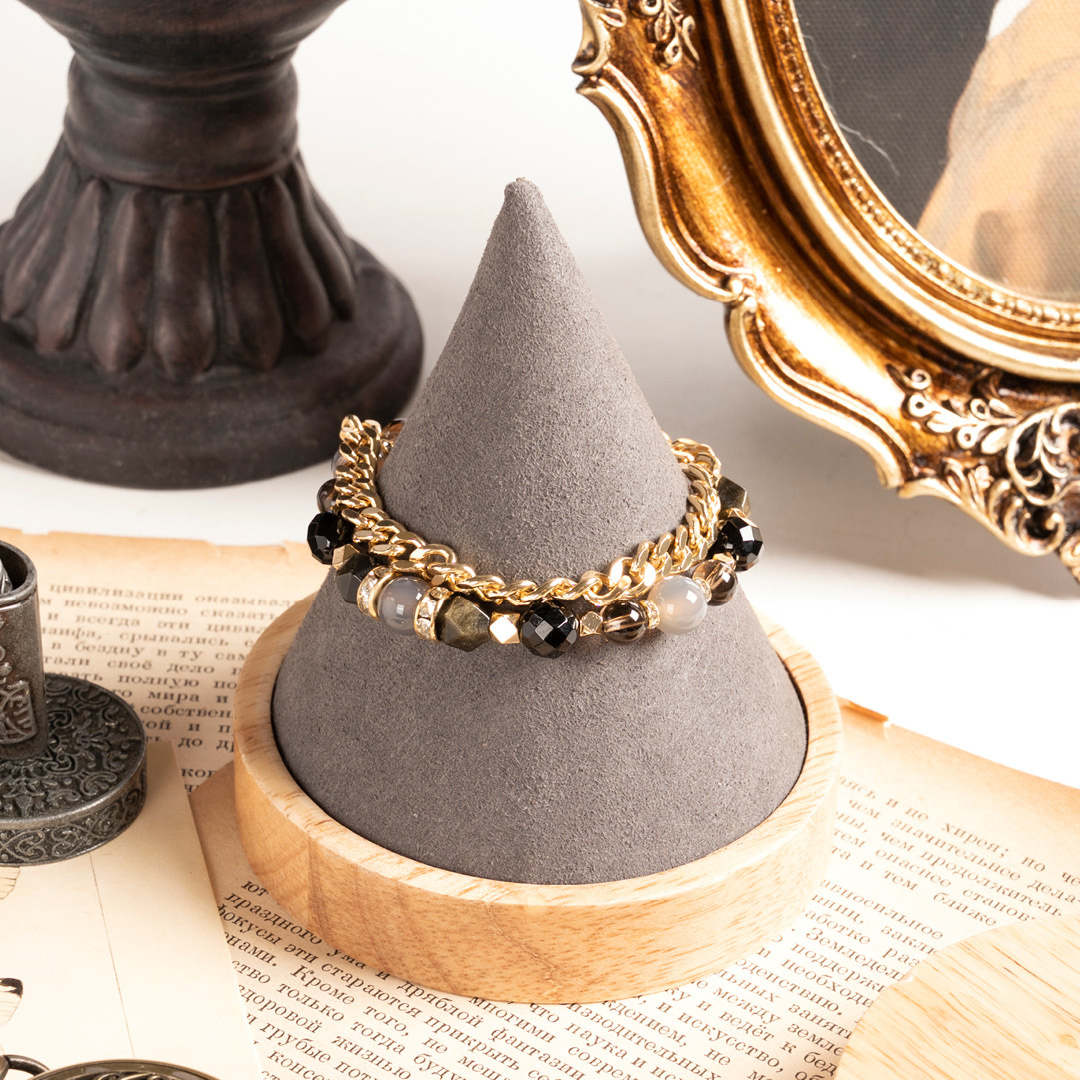 【風尚】守護之風(金曜石+黑瑪瑙+灰瑪瑙+茶水晶)