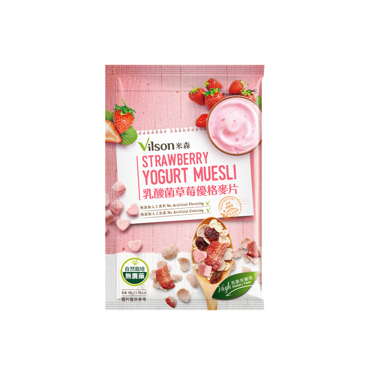 米森乳酸菌草莓優格麥片(隨手包)