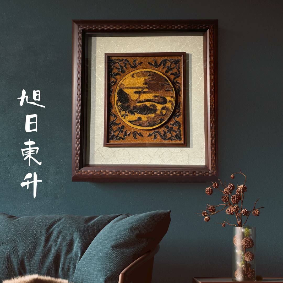精品款天然波羅的海琥珀純手工拼貼藝術作畫【風水 招財 避邪 轉運 開運 擋煞】