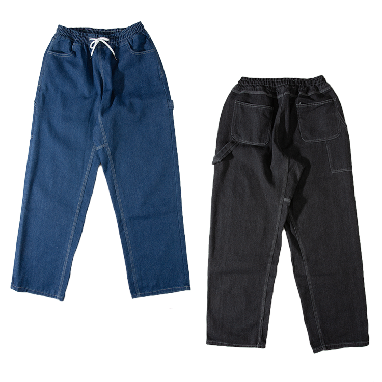 畫家牛仔褲 工裝長褲【 FUZY 】- P202451