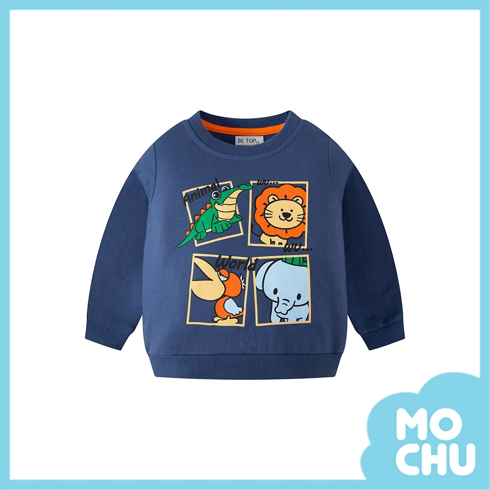 四格動物世界圓領衛衣(兩色)