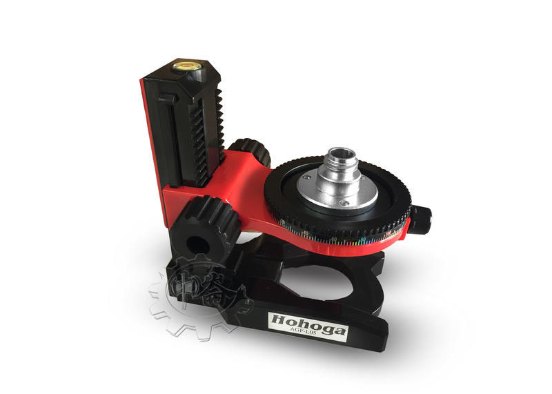 ＊中崙五金【缺貨中】雷射水平儀 L型強力磁鐵壁架 光學測量儀器 5分牙 雷射水平儀專用磁吸式升降壁架 AGF-L05