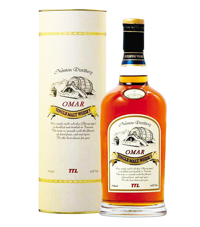 OMAR南投酒廠 雪莉桶 單一純麥威士忌 700mL