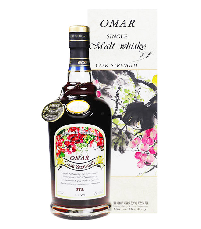 OMAR Black Queen Wine Finish Cask Strength Single Malt Whisky 700mL