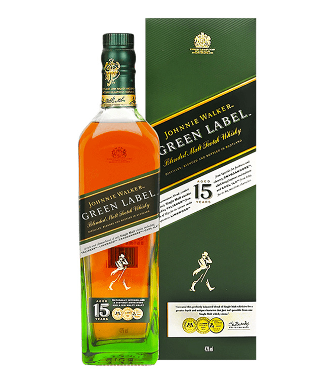Johnnie Walker Green Label Blended Whisky 700mL