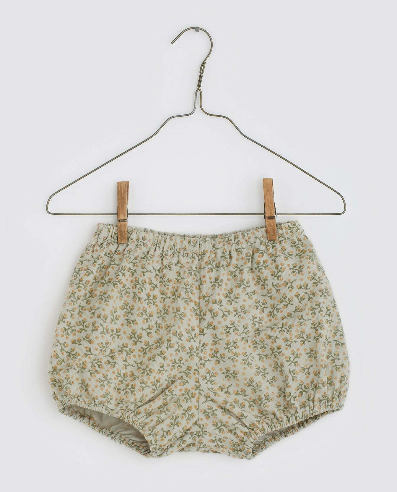 LITTLE COTTON CLOTHES - Poppy Bloomers（Hedgerow Floral Cord In Laurel）
