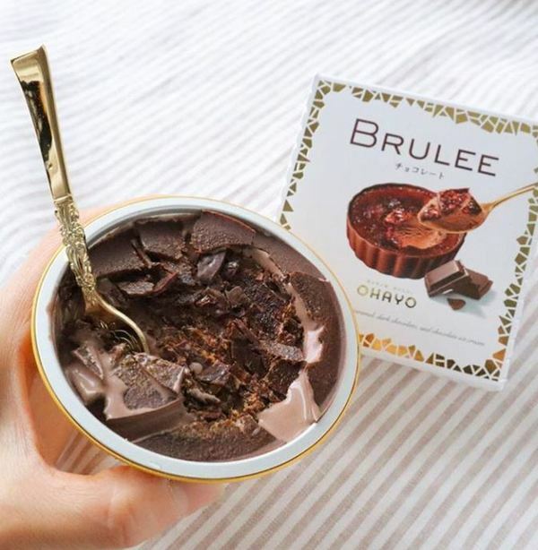 日本Creme brulee 焦糖布甸雪糕(朱古力)